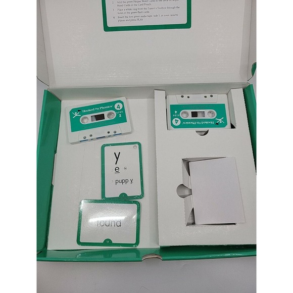 Hooked on Phonics 1998 Learn to Read Kits Level 4 Cassettes Sealed Cards - Picture 3 of 4